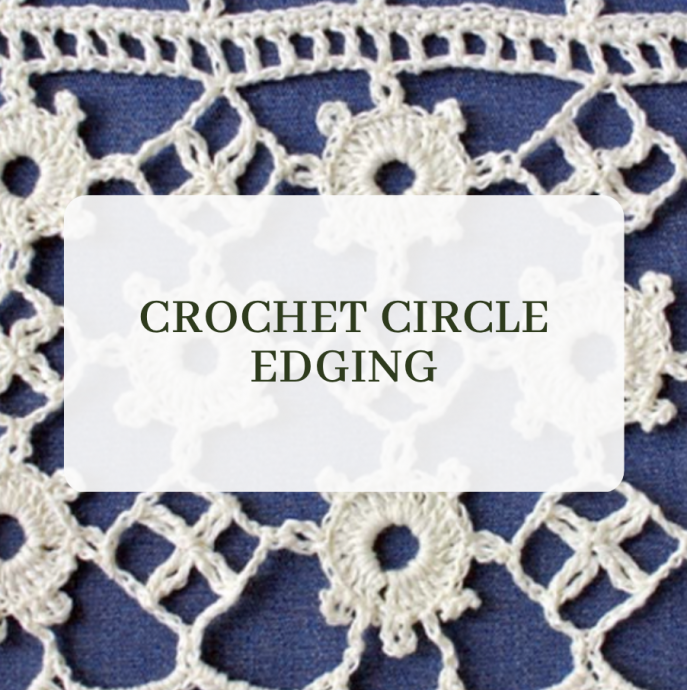 Crochet Circle Edging