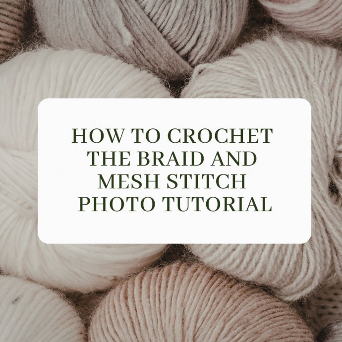 How to Crochet the Braid and Mesh Stitch Photo Tutorial