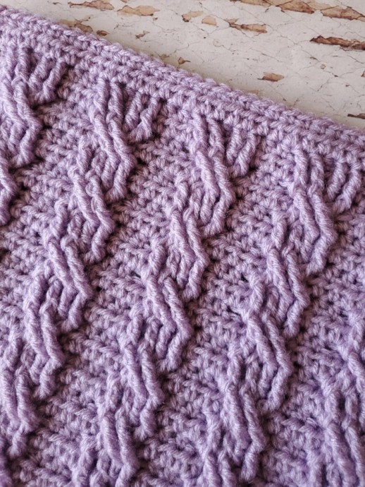 Left-Leaning Crochet Cable Stitch Photo Tutorial