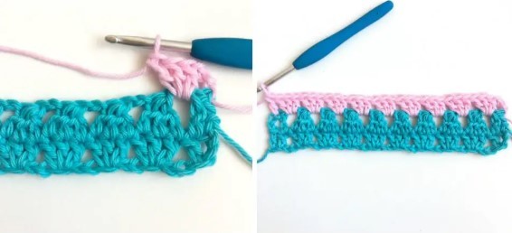 Granny Triangle Crochet Stitch Photo Tutorial
