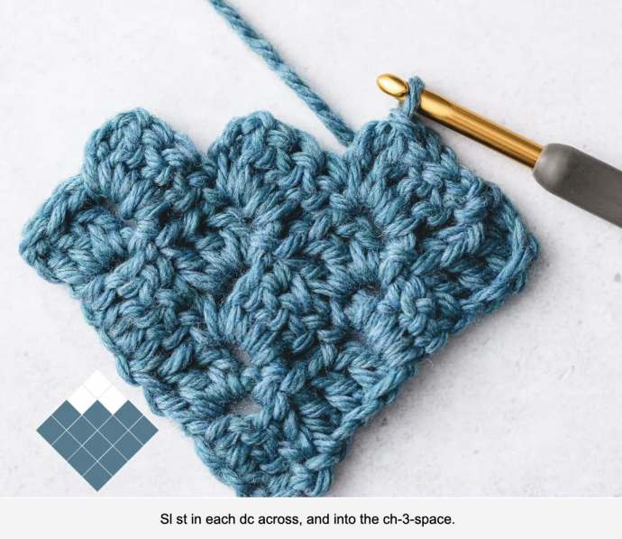 How to Crochet: Corner to Corner Diagonal Box Stitch