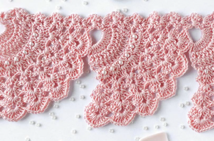 The Enchanting Crochet Rebecca’s Fan Lace Stitch