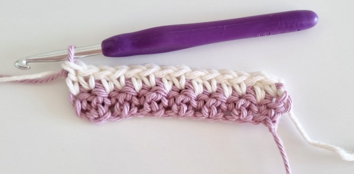 Crochet Houndstooth Stitch Quick Tutorial