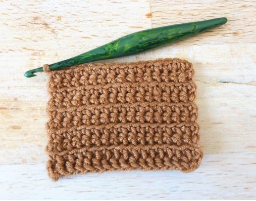 How to Crochet Front Loop Only Single Crochet Stitch