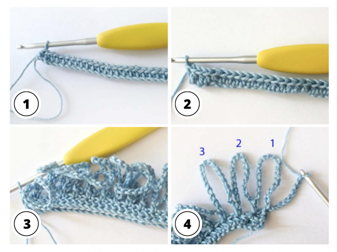 Crochet braid stitch tutorial