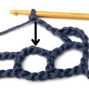 Double Crochet Net Stitch Photo Tutorial