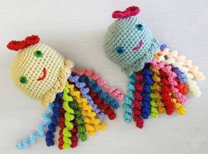 No Sew Octopus And Jellyfish Crochet Pattern
