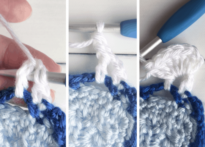 Curling Waves Crochet Border tutorial