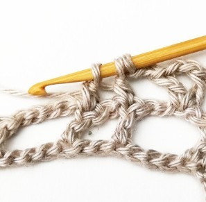 Lacy Interlocked Circles Crochet Stitch Photo Tutorial