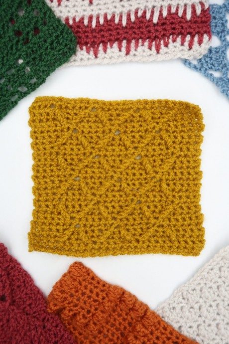 Lattice Stitch Photo Tutorial