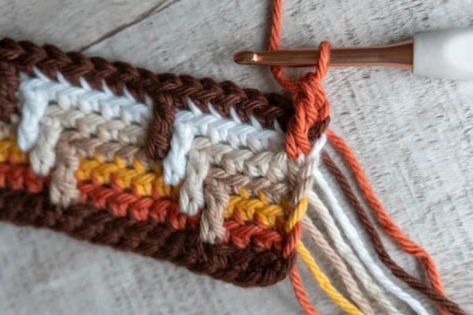 Apache Tears Crochet Stitch Photo Tutorial