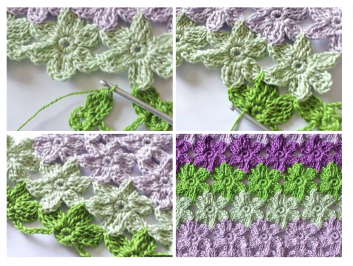 Crochet Flower Stitch