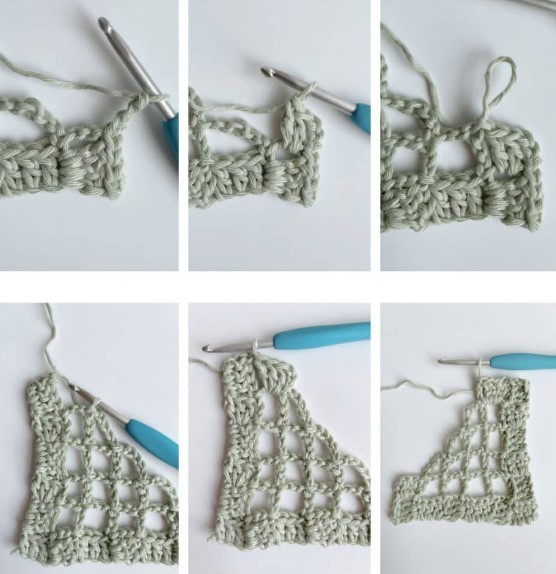 Crochet Mesh Stitch in Corner to Corner! A Lacy C2C Stitch Photo Tutorial