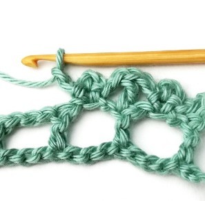 Lacy Aligned Picot Crochet Stitch Photo Tutorial