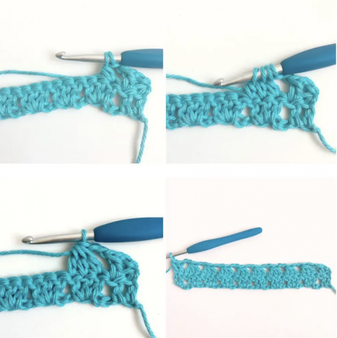 Granny Triangle Crochet Stitch Photo Tutorial