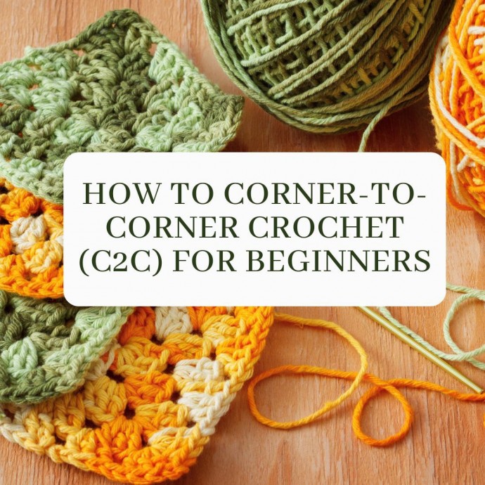 How to Corner-to-Corner Crochet (C2C) for Beginners