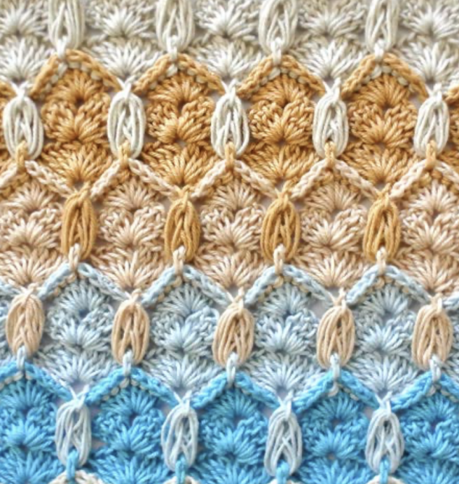 Textured Chain Crochet Stitch Tutorial