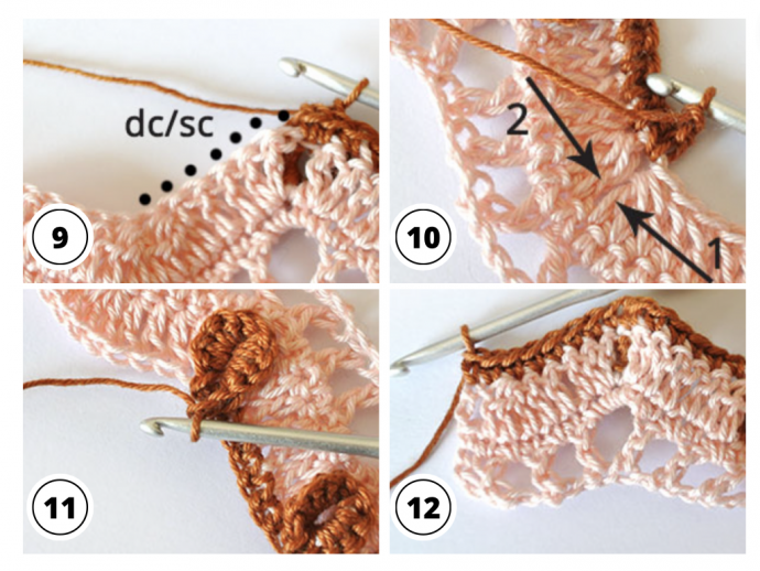 Wave Chain Textured Stitch