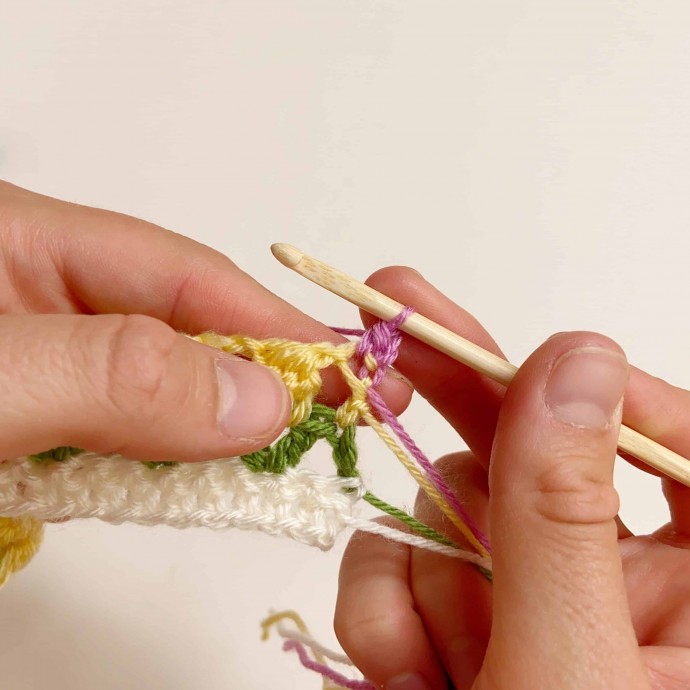Field of Flowers Crochet Stitch Photo Tutorial