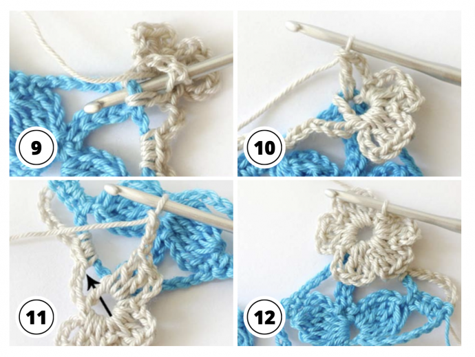 How to Make Lace Flower Crochet Stitch