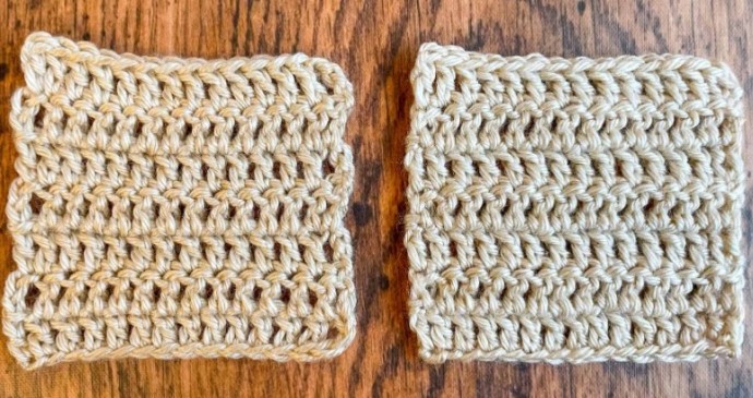 Stacked Single Crochet Stitch Photo Tutorial