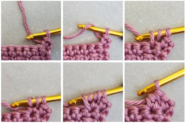 How to Crochet the Berry Stitch Photo Tutorial