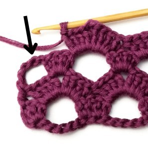 Large Lacy Zigzag Crochet Stitch Photo Tutorial