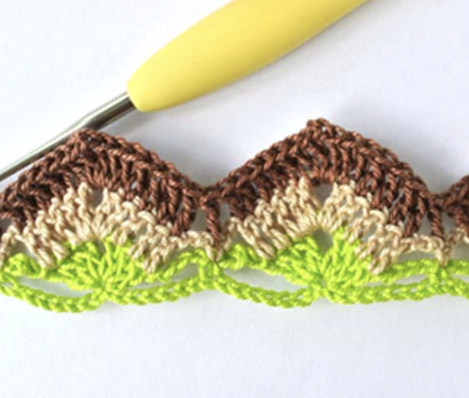 Crochet Big Shell Stitch