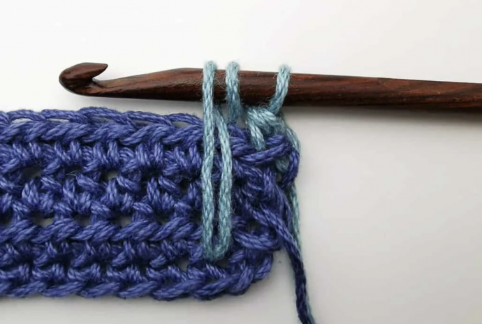 Half Double Crochet Spike Stitch Tutorial