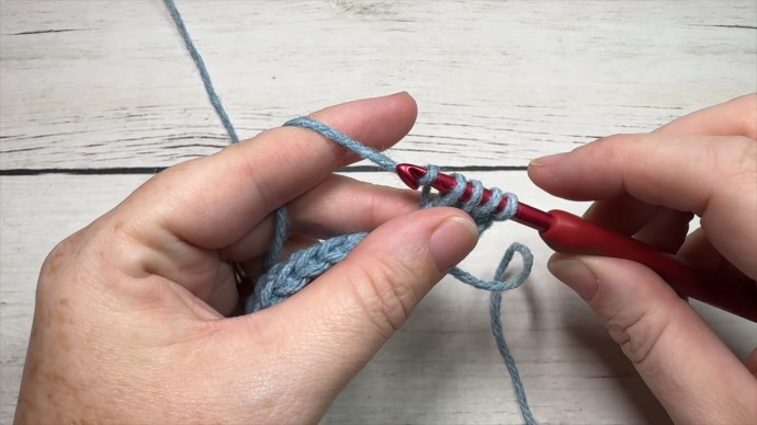 How to Crochet the Yarn Under Cluster Stitch Photo Tutorial