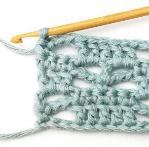 Lacy Checkered Block Crochet Stitch Photo Tutorial