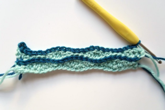 Accordion Crochet Stitch Photo Tutorial
