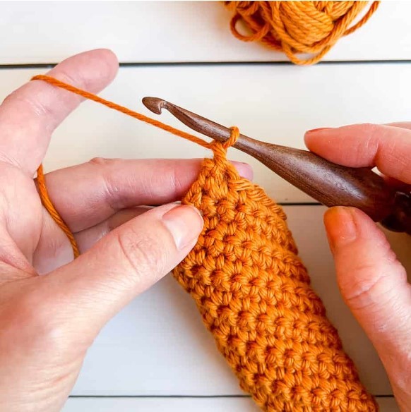 Crab Stitch Crochet Photo Tutorial