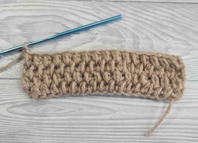 Herringbone Puff Stitch Crochet Tutorial