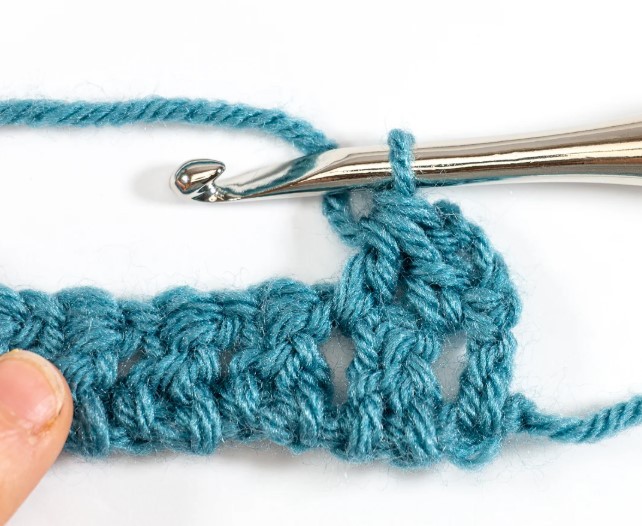 How to Crochet the Paired Double Crochet Stitch Photo Tutorial