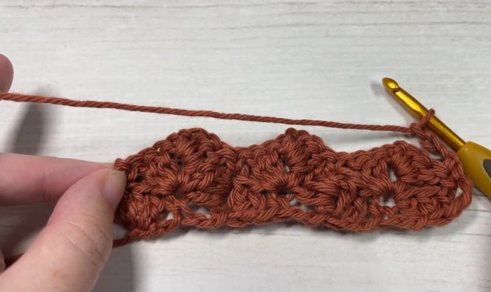 How to Crochet the Sidesaddle Shell Stitch Photo Tutorial