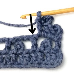 Striped Boxed Picot Crochet Stitch Photo Tutorial