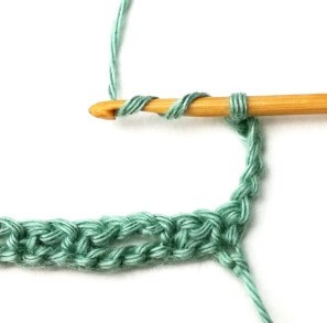 Striped Treble Crochet Mesh Stitch Photo Tutorial