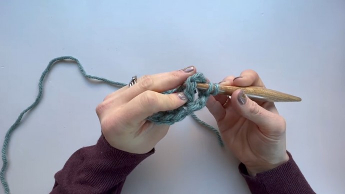 Tweed Twisted Cable Crochet Stitch Photo Tutorial
