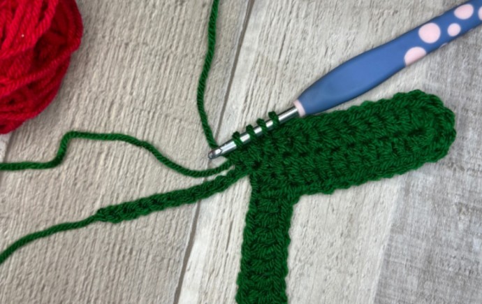 Dog Bone Christmas Stocking Crochet Pattern Photo Tutorial