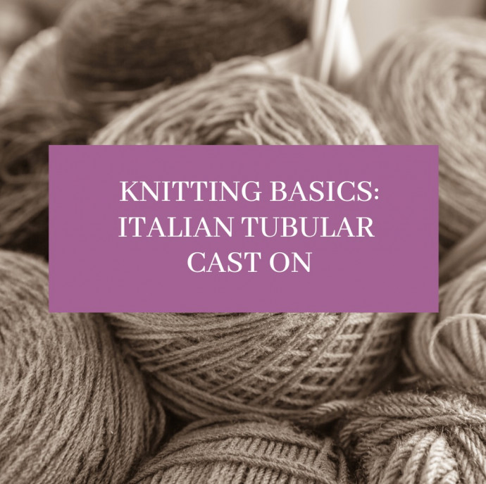 Knitting Basics: Italian Tubular Cast On