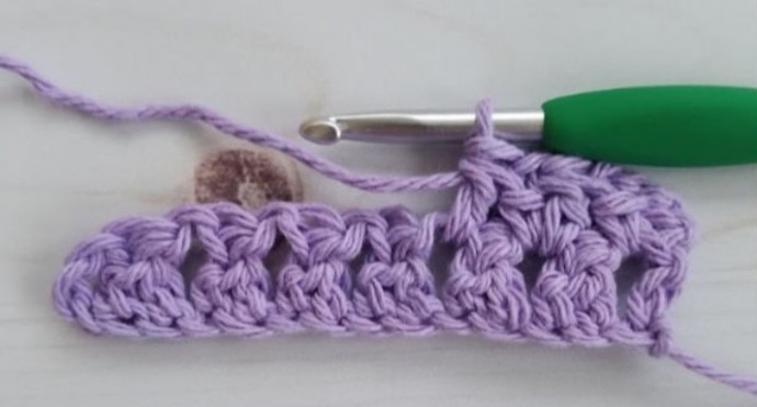 Paired Double Crochet Stitch Photo Tutorial