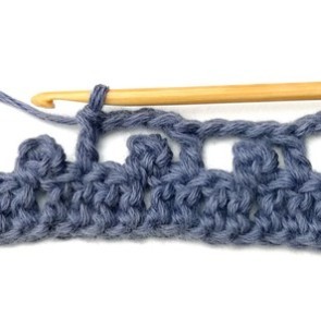 Striped Boxed Picot Crochet Stitch Photo Tutorial