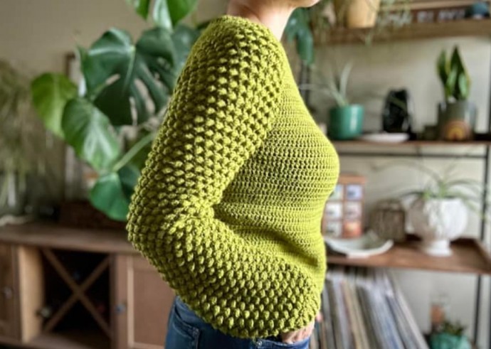 The Manilow Pullover Crochet Pattern