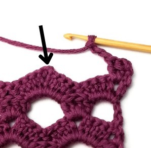 Large Lacy Zigzag Crochet Stitch Photo Tutorial