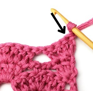 Large Uneven Clam Crochet Stitch Photo Tutorial