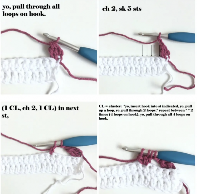 Tutorial: How to Crochet the Heart Stitch