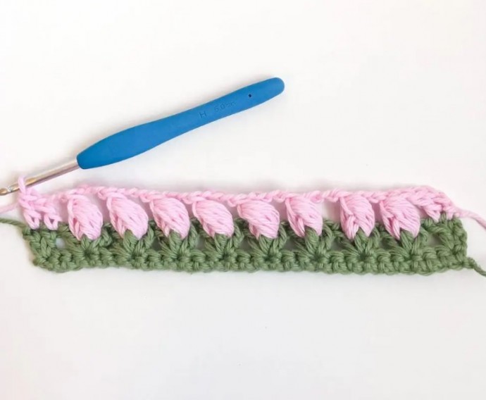 How to Crochet the Flower Puff Stitch Photo Tutorial