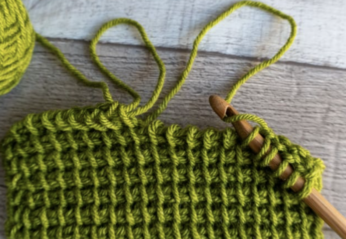 How to Fix a Dropped Stitch in a Flat Row of Tunisian Crochet