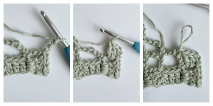 Mesh Crochet Stitch in Corner to Corner Photo Tutorial